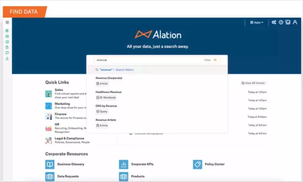 Alation data catalog