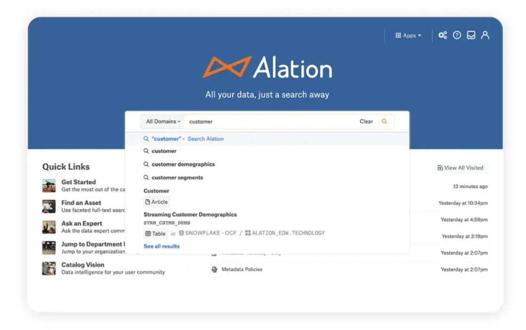 Alation Data Discovery