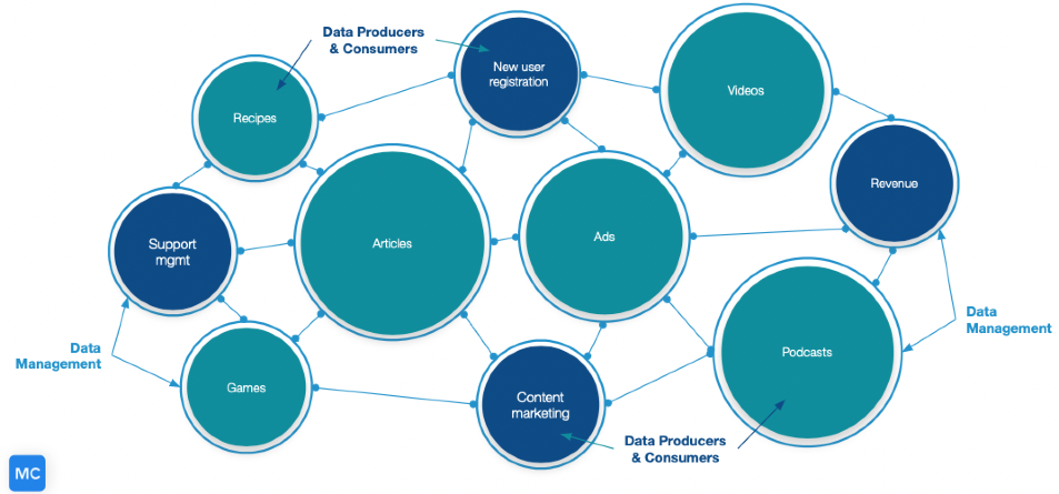 A data mesh or decentralized team model distributes data quality responsibilities.