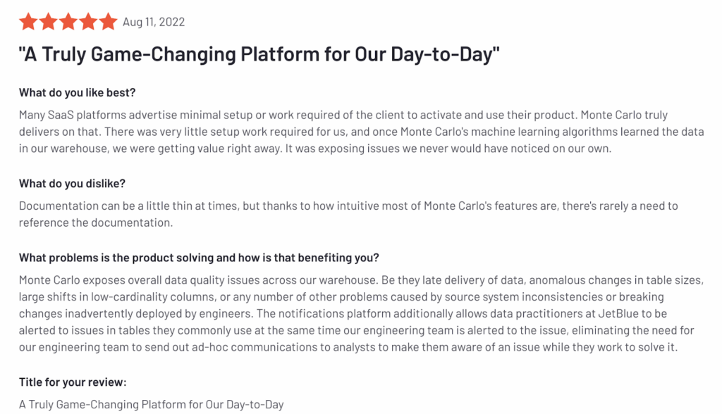 G2 game changing platform review