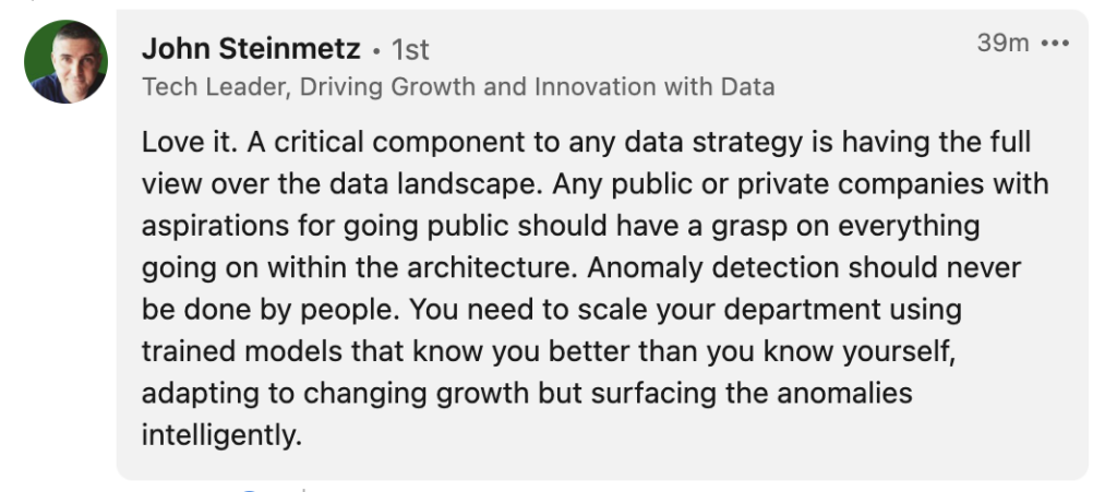 John steinmetz on building a data team