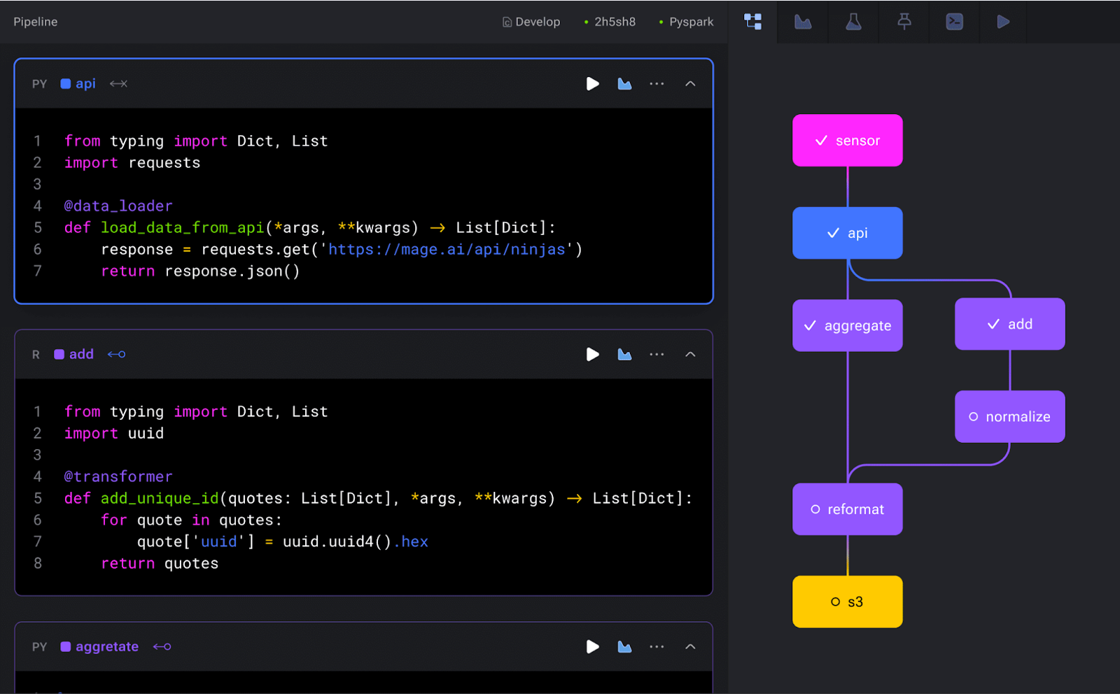 mage data orchestration