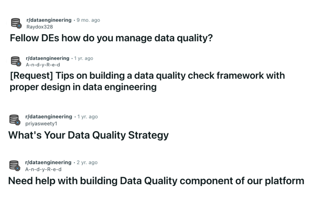 data quality dimensions