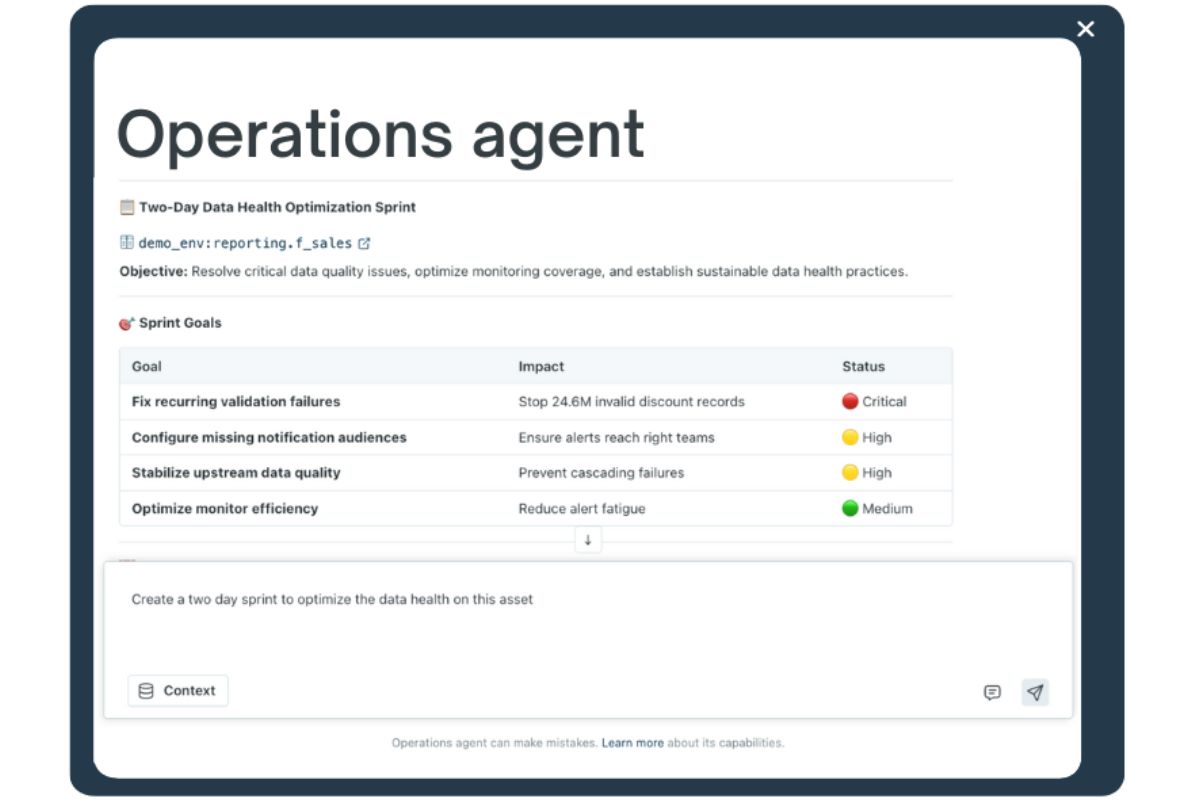 From Insight to Action: Operations Agent is now Generally Available