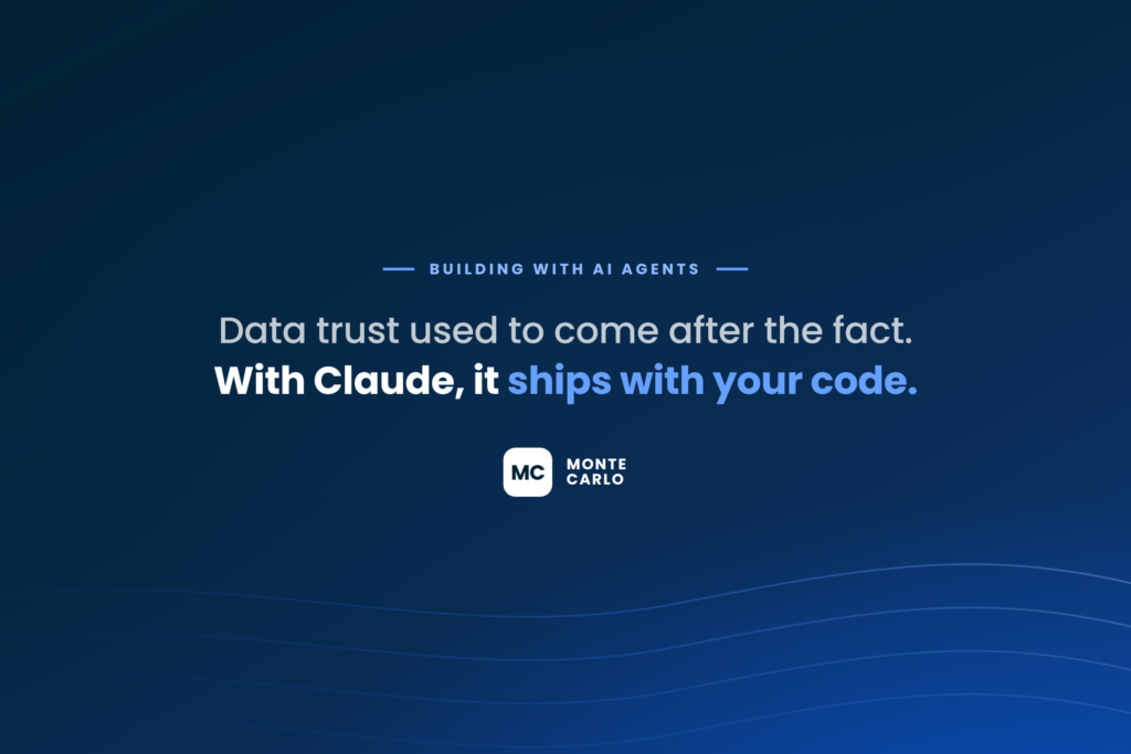 Data trust used to come after the fact. With Claude, it ships with your code.